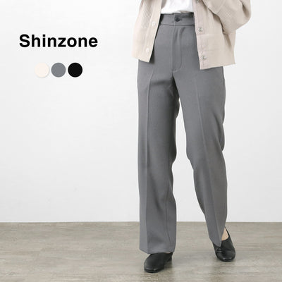 SHINZONE（シンゾーン） センタープレスパンツ / レディース ボトムス ストレート スラックス 無地 日本製 17SMSPA16 CENTER PRESS PANTS