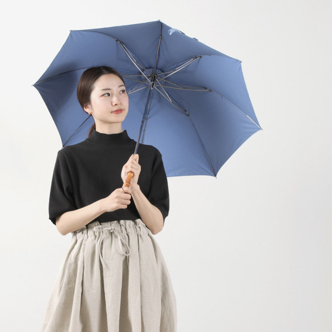 【20％OFF】FOX UMBRELLAS（フォックスアンブレラ） ワンギーハンドル 折りたたみ傘 晴雨兼用 UVカット 遮光 / 無地 日傘 雨具 レディース TL12/Whangee Solid Colour Pe/晴雨兼用(UV)【セール】