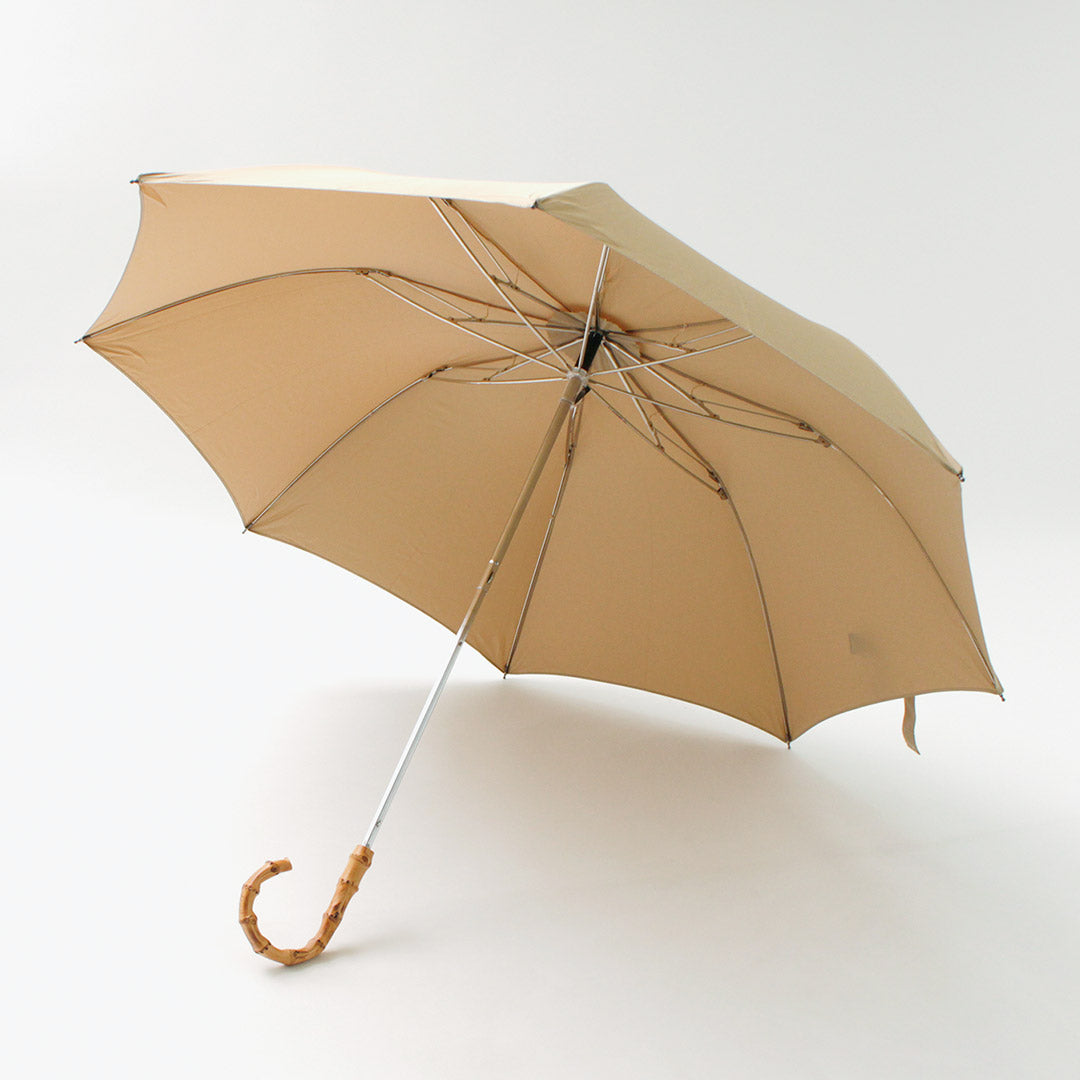 【20％OFF】FOX UMBRELLAS（フォックスアンブレラ） ワンギーハンドル 折りたたみ傘 晴雨兼用 UVカット 遮光 / 無地 日傘 雨具 レディース TL12/Whangee Solid Colour Pe/晴雨兼用(UV)【セール】