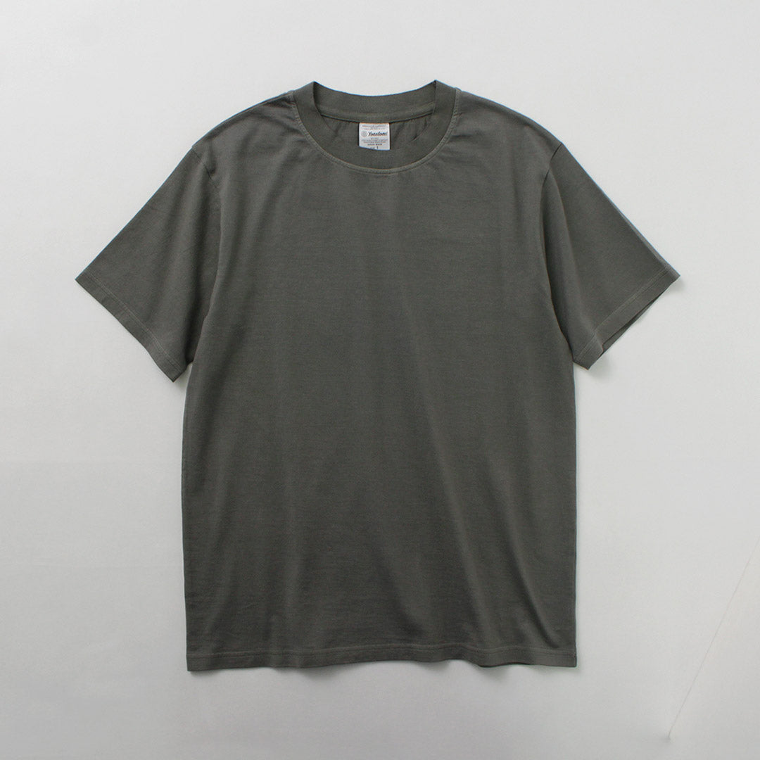 【20％OFF】YONETOMI NEW BASIC（ヨネトミニューベーシック） カラー別注 ガーメントダイ パックTシャツ 2024年モデル