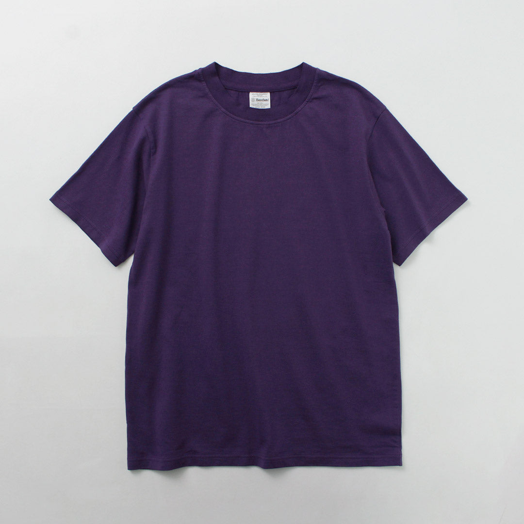 【20％OFF】YONETOMI NEW BASIC（ヨネトミニューベーシック） カラー別注 ガーメントダイ パックTシャツ 2024年モデル