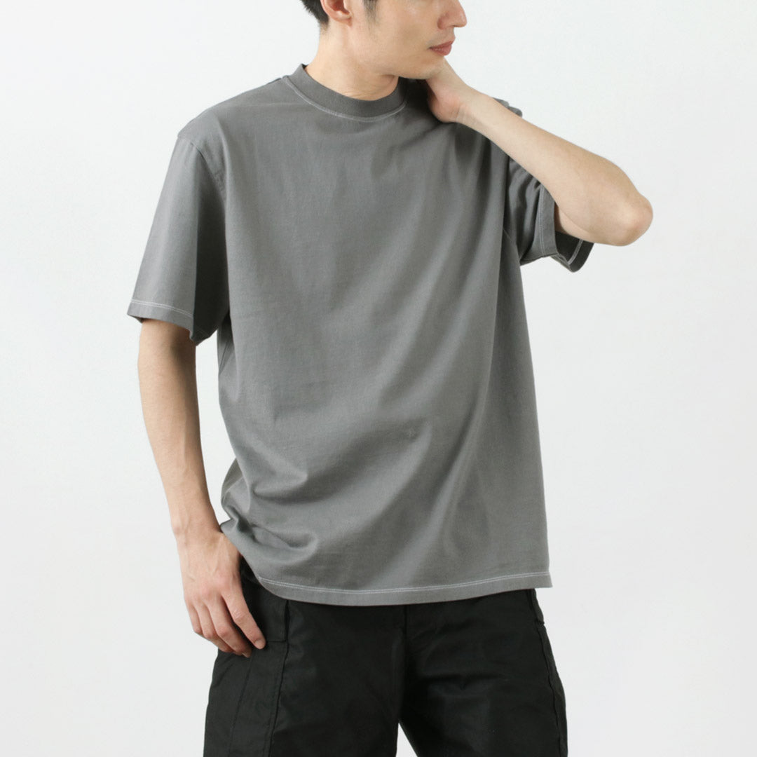 【20％OFF】YONETOMI NEW BASIC（ヨネトミニューベーシック） カラー別注 ガーメントダイ パックTシャツ 2023年モデル / メンズ 半袖 綿100％ コットン 無地 シンプル 日本製 Yonetomi NEW BASIC GARMENT DYE T-SHIRT【セール】