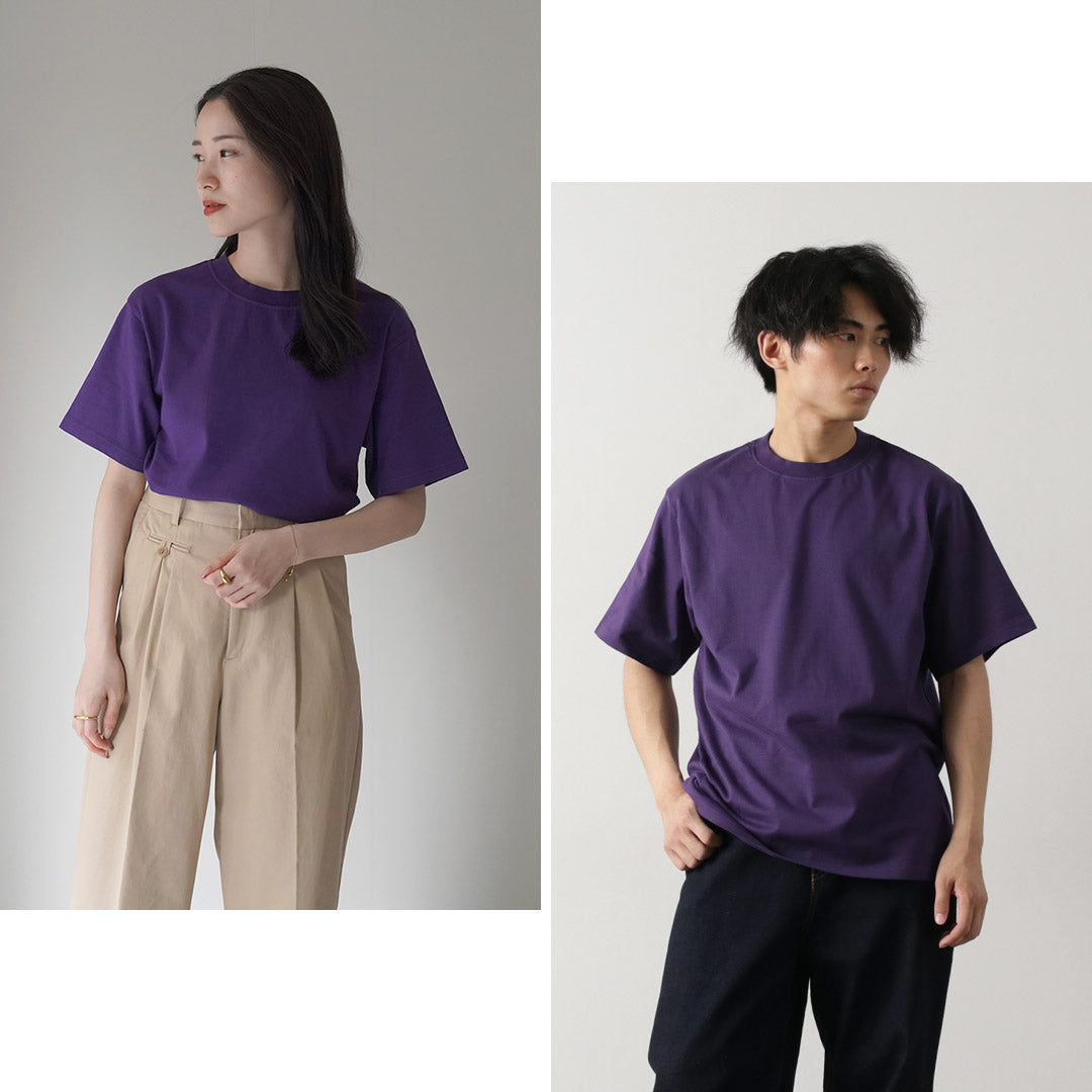 YONETOMI NEW BASIC（ヨネトミニューベーシック） カラー別注 ガーメントダイ パックTシャツ