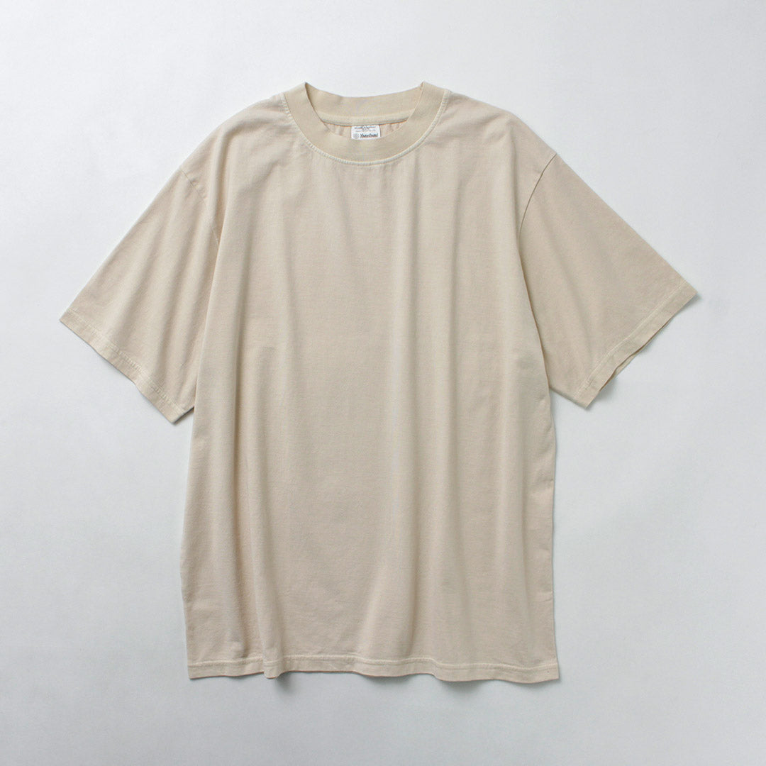 YONETOMI NEW BASIC（ヨネトミニューベーシック） カラー別注 ガーメントダイ パックTシャツ
