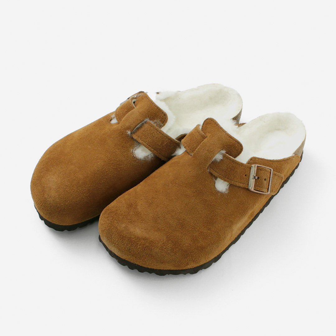 【20％OFF】BIRKENSTOCK（ビルケンシュトック） ボストン シアリング スエードレザー ファー