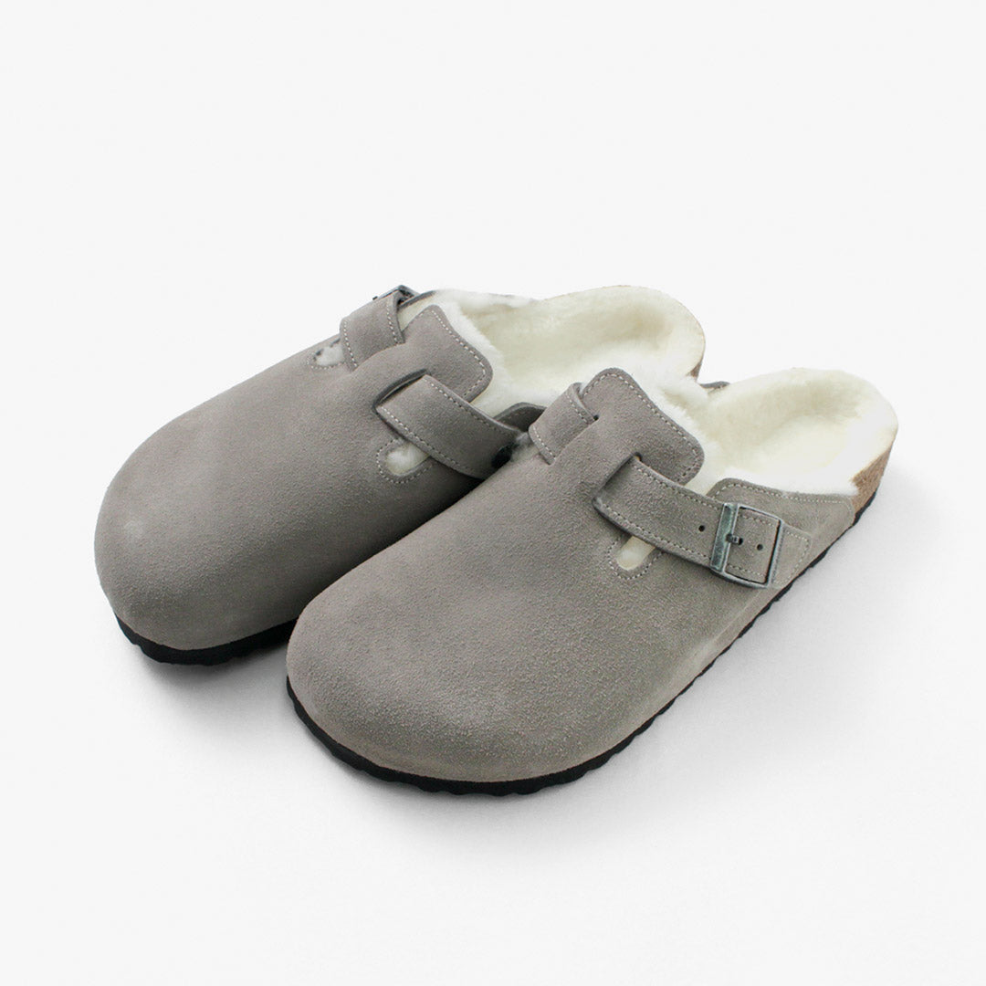 【20％OFF】BIRKENSTOCK（ビルケンシュトック） ボストン シアリング スエードレザー ファー