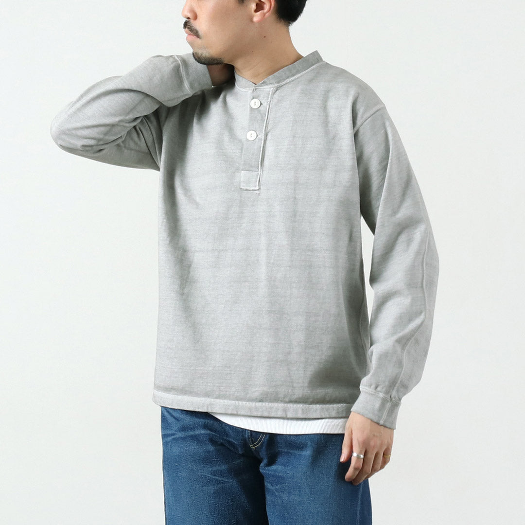 GOOD ON（グッドオン） ロングスリーブ ヘビー ヘンリーTシャツ