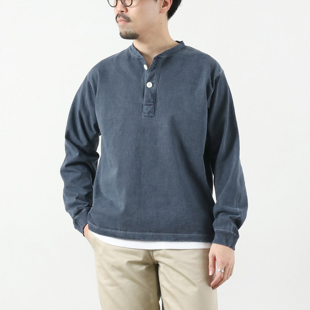 GOOD ON（グッドオン） ロングスリーブ ヘビー ヘンリーTシャツ