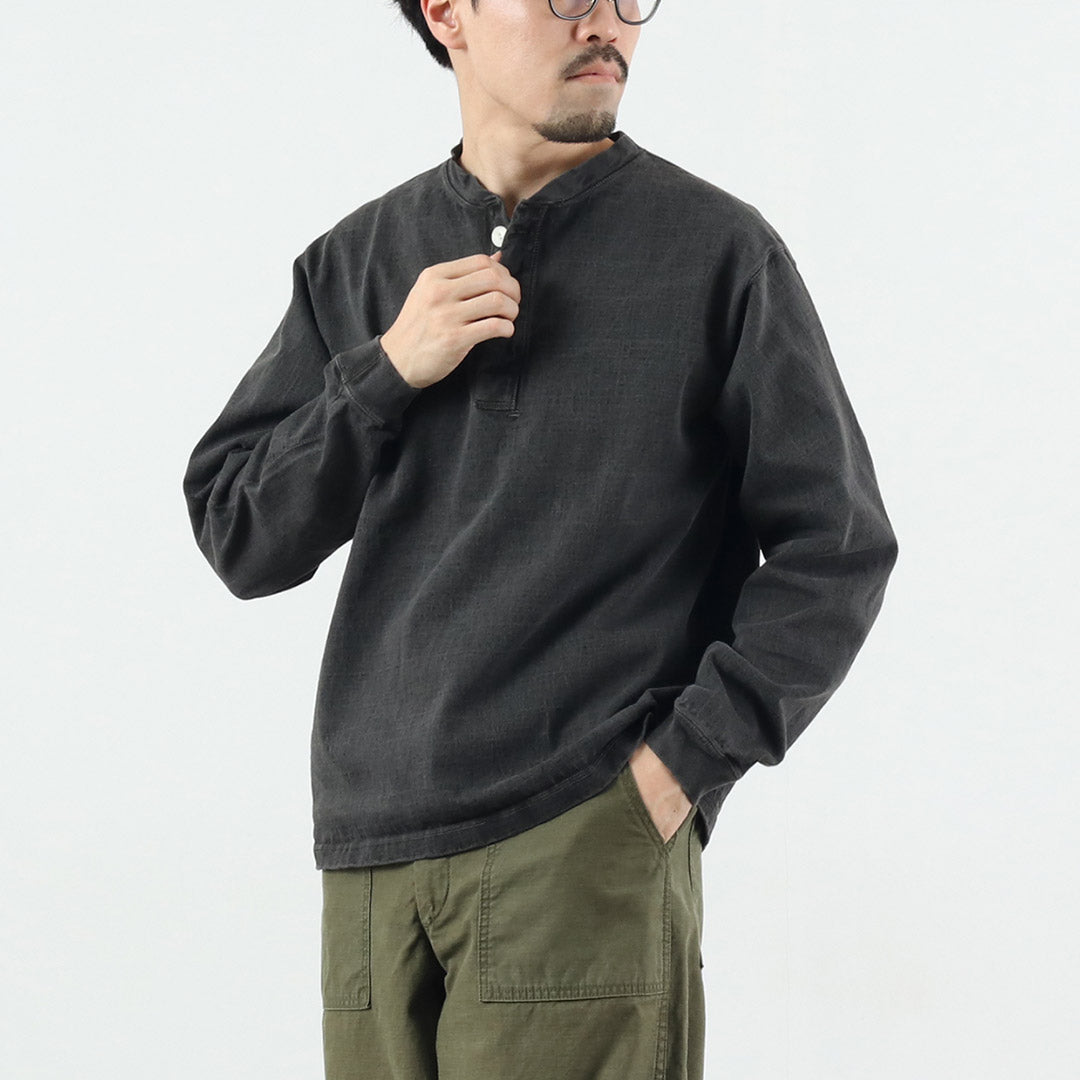 GOOD ON（グッドオン） ロングスリーブ ヘビー ヘンリーTシャツ