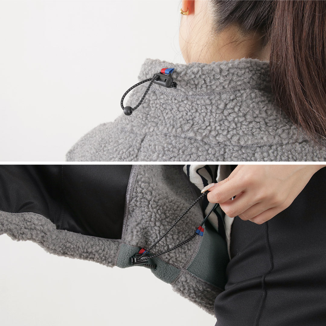 CAPE HEIGHTS（ケープハイツ） ブレイクハート ジレ ボンディング フリースベスト / レディース ボア BREAKHERT I GILET