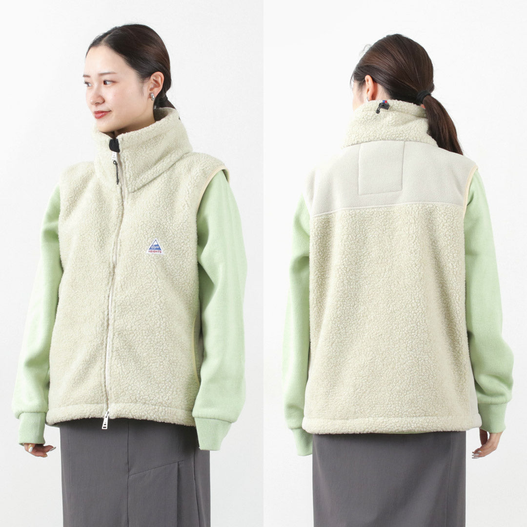 【30％OFF】CAPE HEIGHTS（ケープハイツ） ブレイクハート ジレ ボンディング フリースベスト 2022年モデル レディース ボア WMNS BREAKHEART GILET【セール】