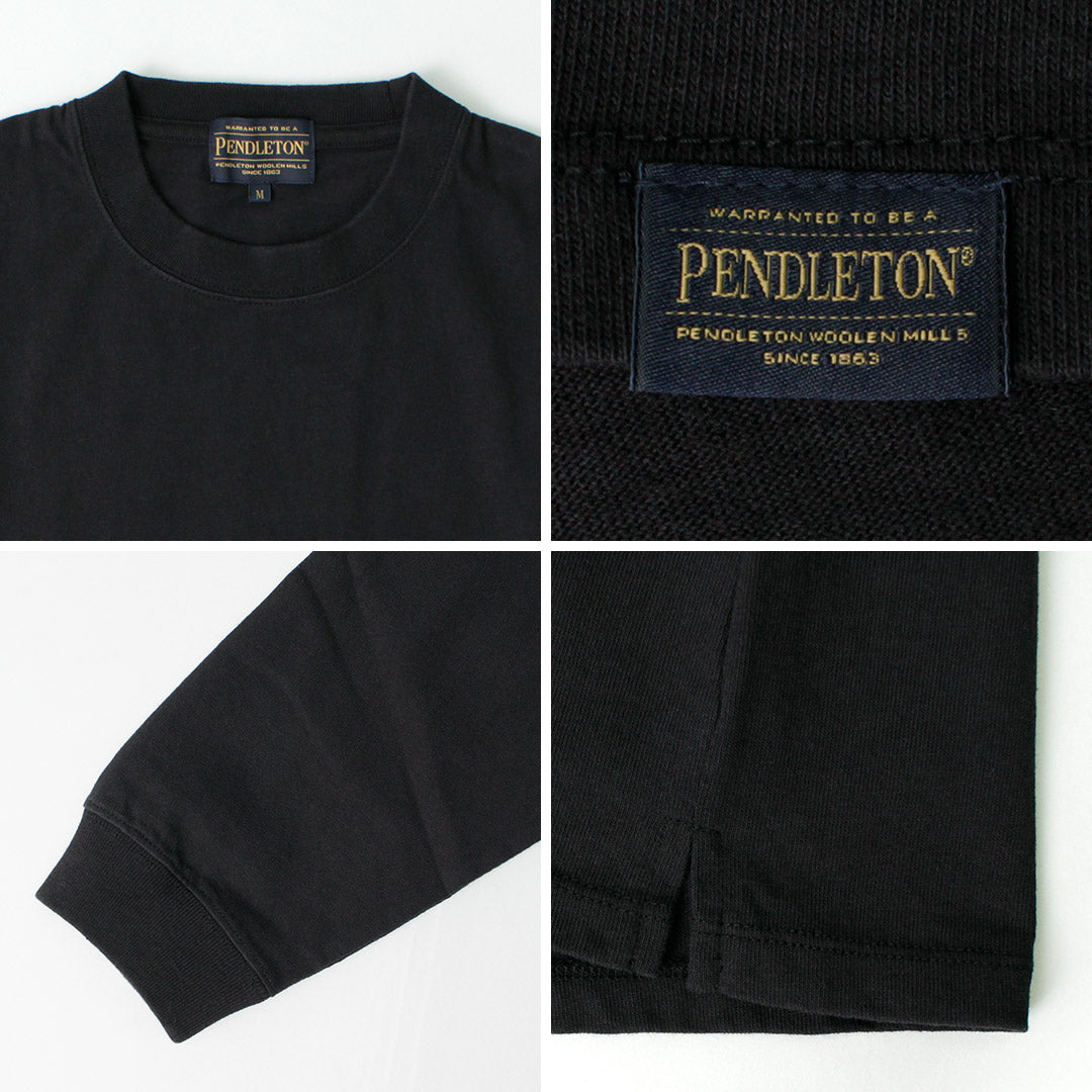 PENDLETON（ペンドルトン） バックプリント ロングスリーブTシャツ メンズ レディース ユニセックス トップス 綿 コットン BACK PRINT LONG SLEEVE TEE