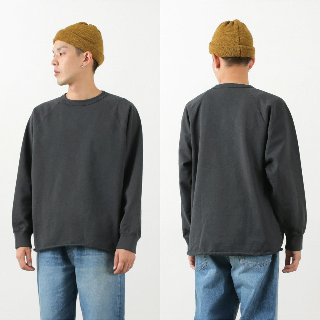 WALLA WALLA SPORT（ワラワラスポーツ） 13oz クルースウェット / トレーナー メンズ レディース ユニセックス ラグラン コットン 綿100％ 日本製 13oz CREW SWEAT SHIRT クリスマス プレゼント ギフト