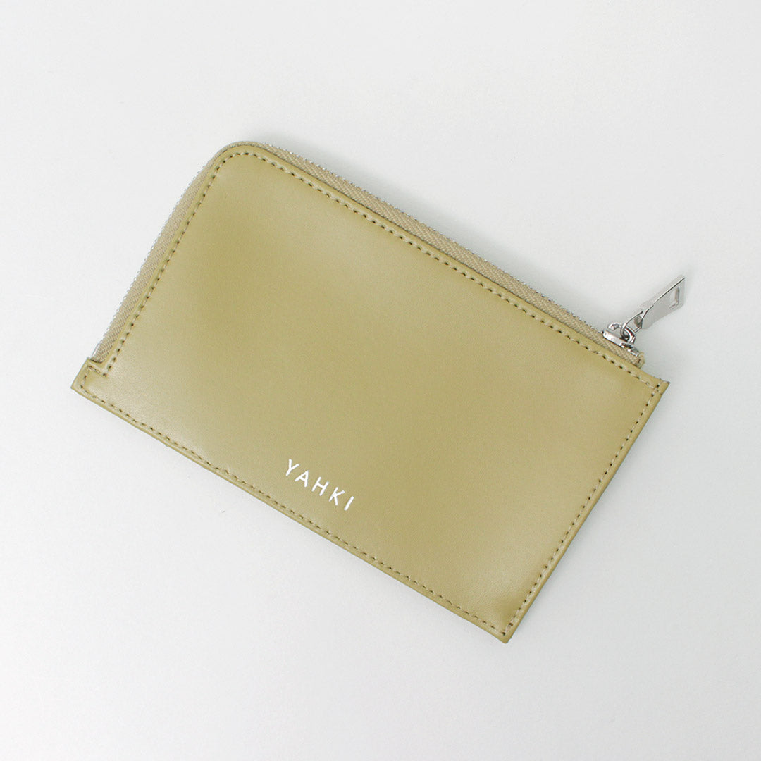 YAHKI（ヤーキ） W FACE フラット ミニウォレット / レディース 財布 カードケース コインケース コンパクト W FACE Flat Mini Wallet