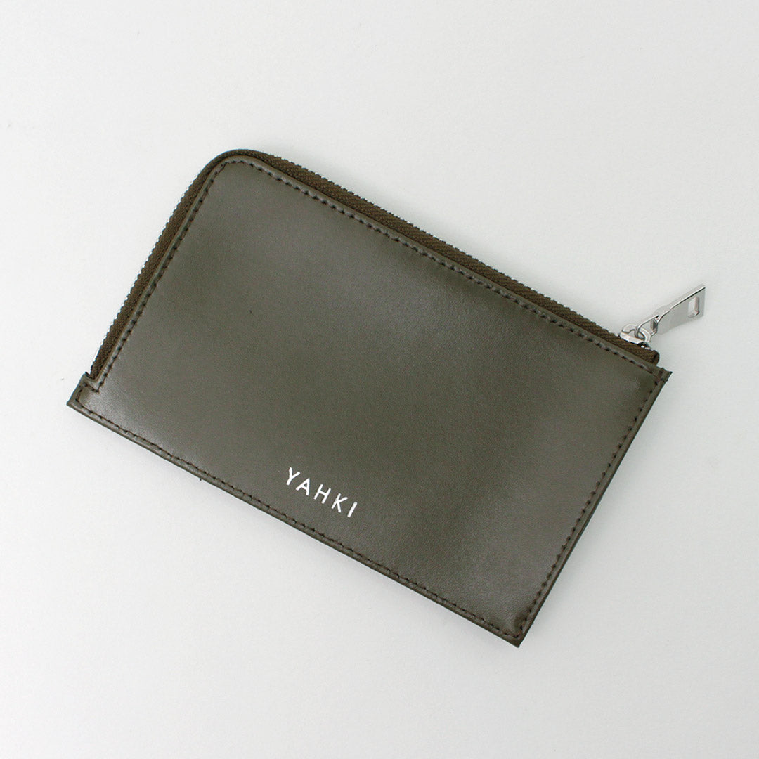 YAHKI（ヤーキ） W FACE フラット ミニウォレット / レディース 財布 カードケース コインケース コンパクト W FACE Flat Mini Wallet