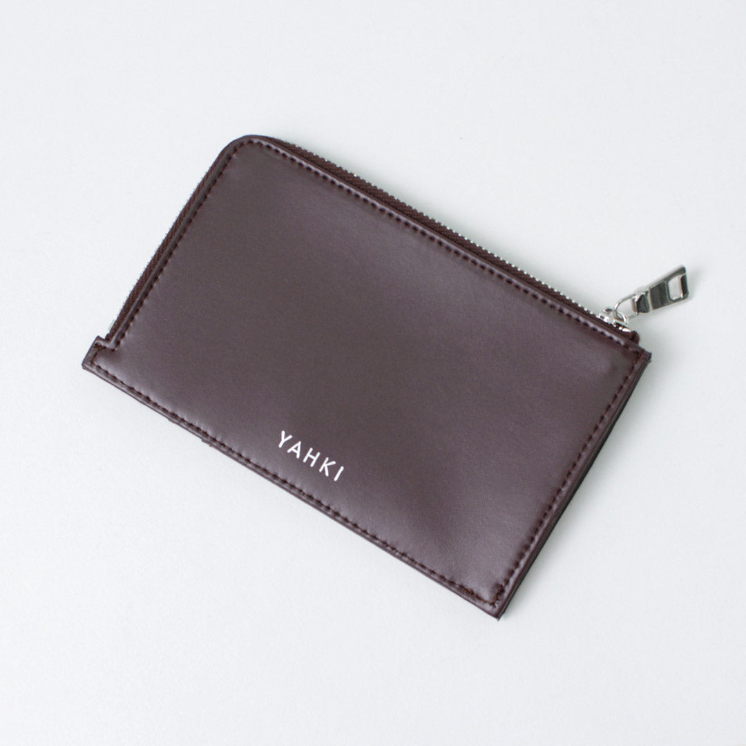 YAHKI（ヤーキ） W FACE フラット ミニウォレット / レディース 財布 カードケース コインケース コンパクト W FACE Flat Mini Wallet