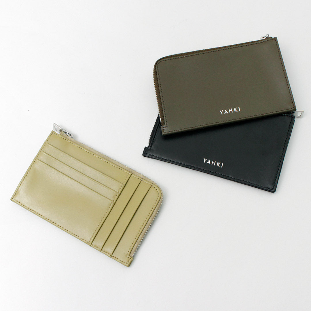 YAHKI（ヤーキ） W FACE フラット ミニウォレット / レディース 財布 カードケース コインケース コンパクト W FACE Flat Mini Wallet