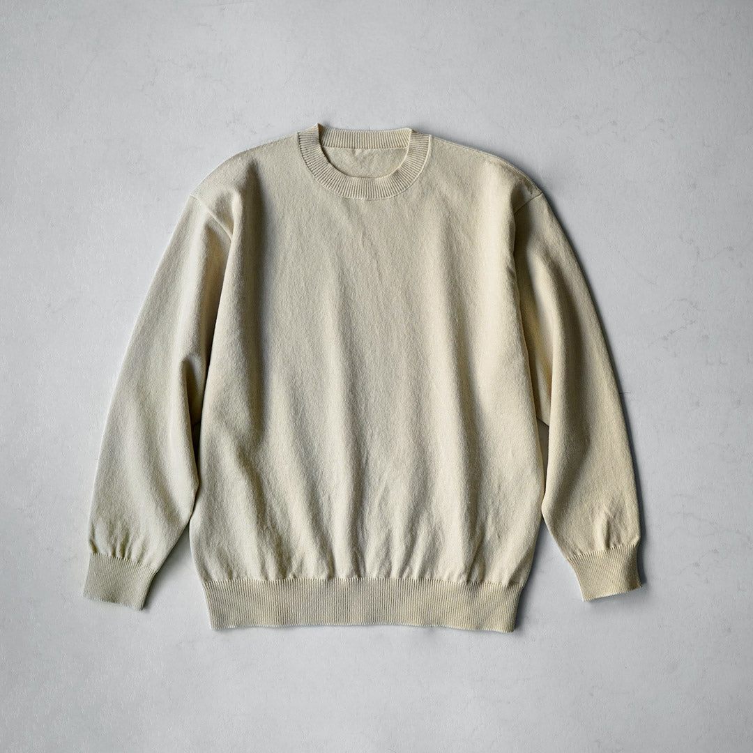 YONETOMI NEW BASIC（ヨネトミニューベーシック） リジッド カシミア ニット プルオーバー 日本製