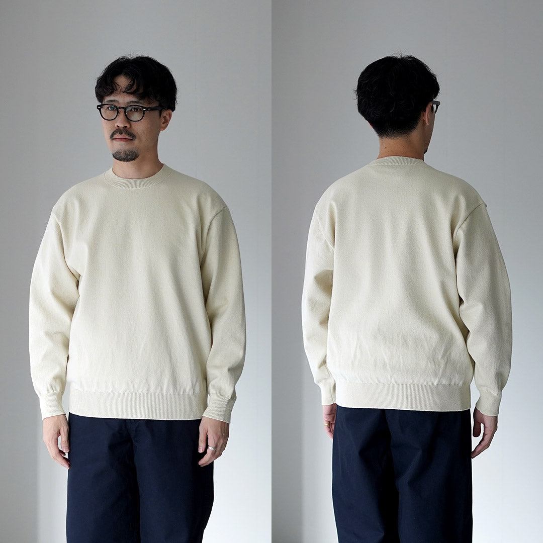 YONETOMI NEW BASIC（ヨネトミニューベーシック） リジッド カシミア ニット プルオーバー 日本製