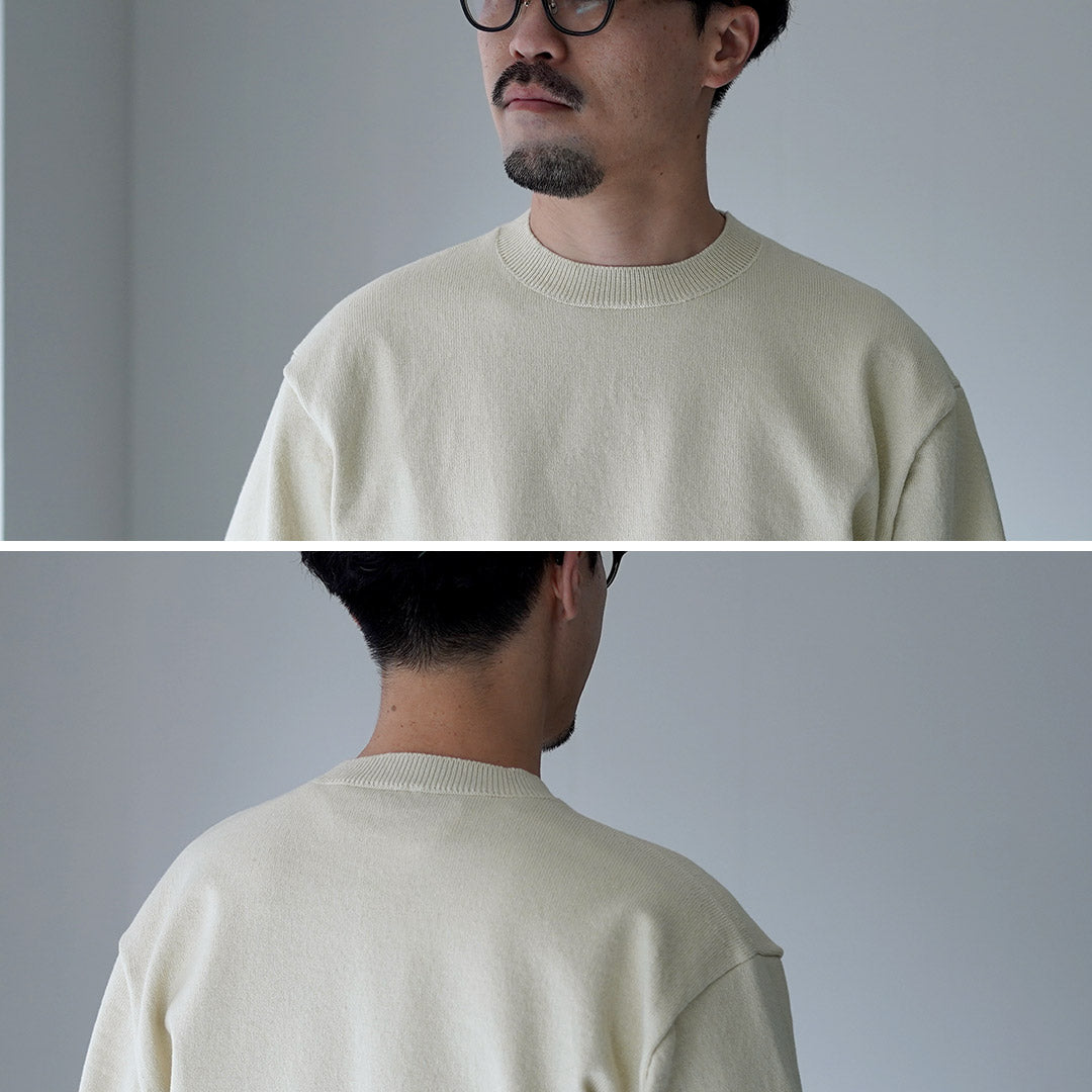 YONETOMI NEW BASIC（ヨネトミニューベーシック） リジッド カシミア ニット プルオーバー 日本製