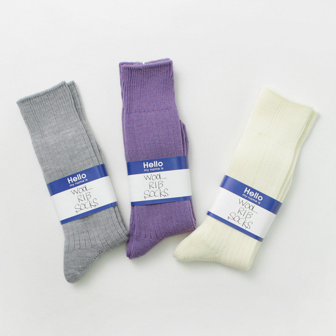 SHINZONE（シンゾーン） ウール リブソックス / レディース 靴下 日本製 18AMSIT54 WOOL RIB SOX クリスマス プレゼント ギフト