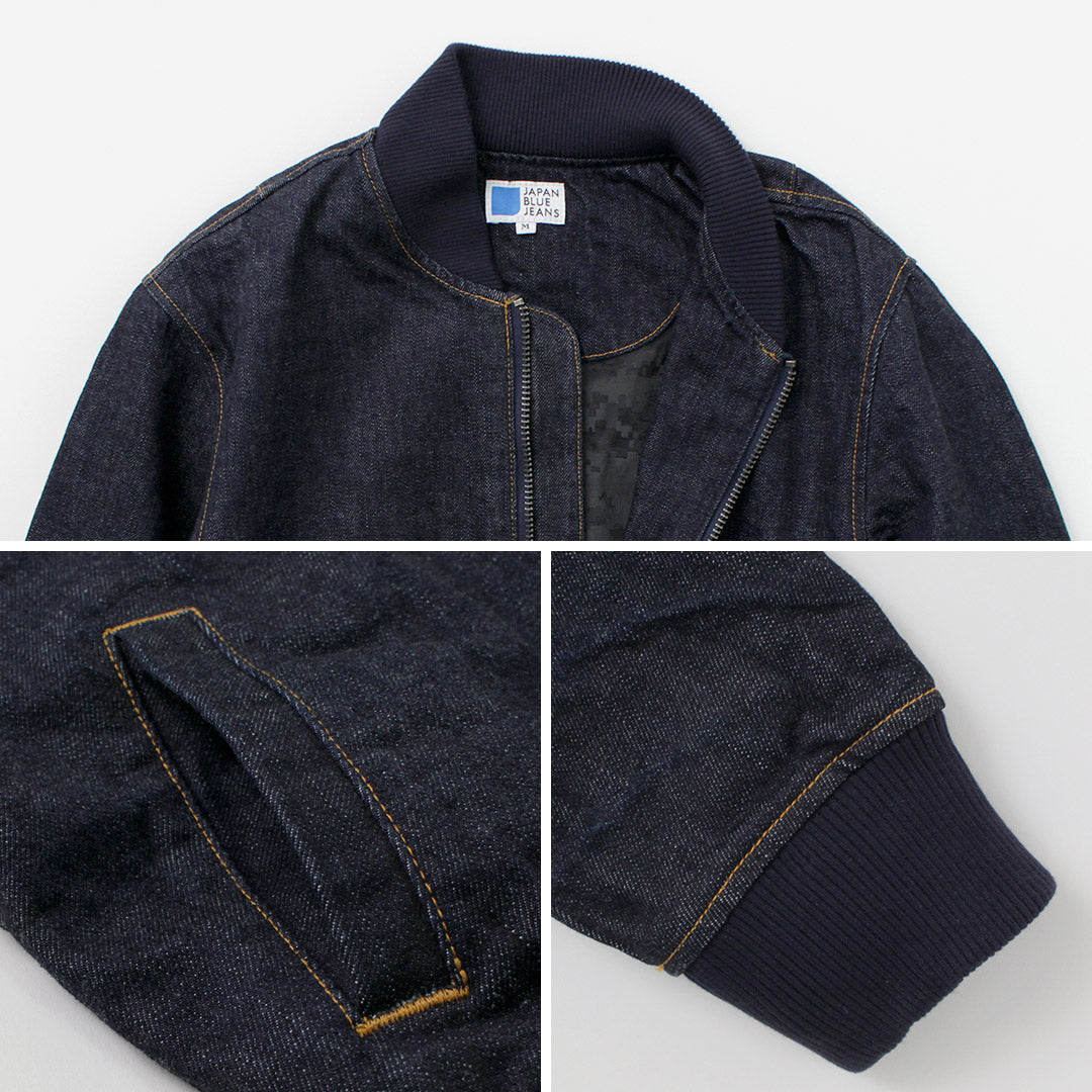 JAPAN BLUE JEANS（ジャパンブルージーンズ） 13.5oz クランチデニム ボンバージャケット