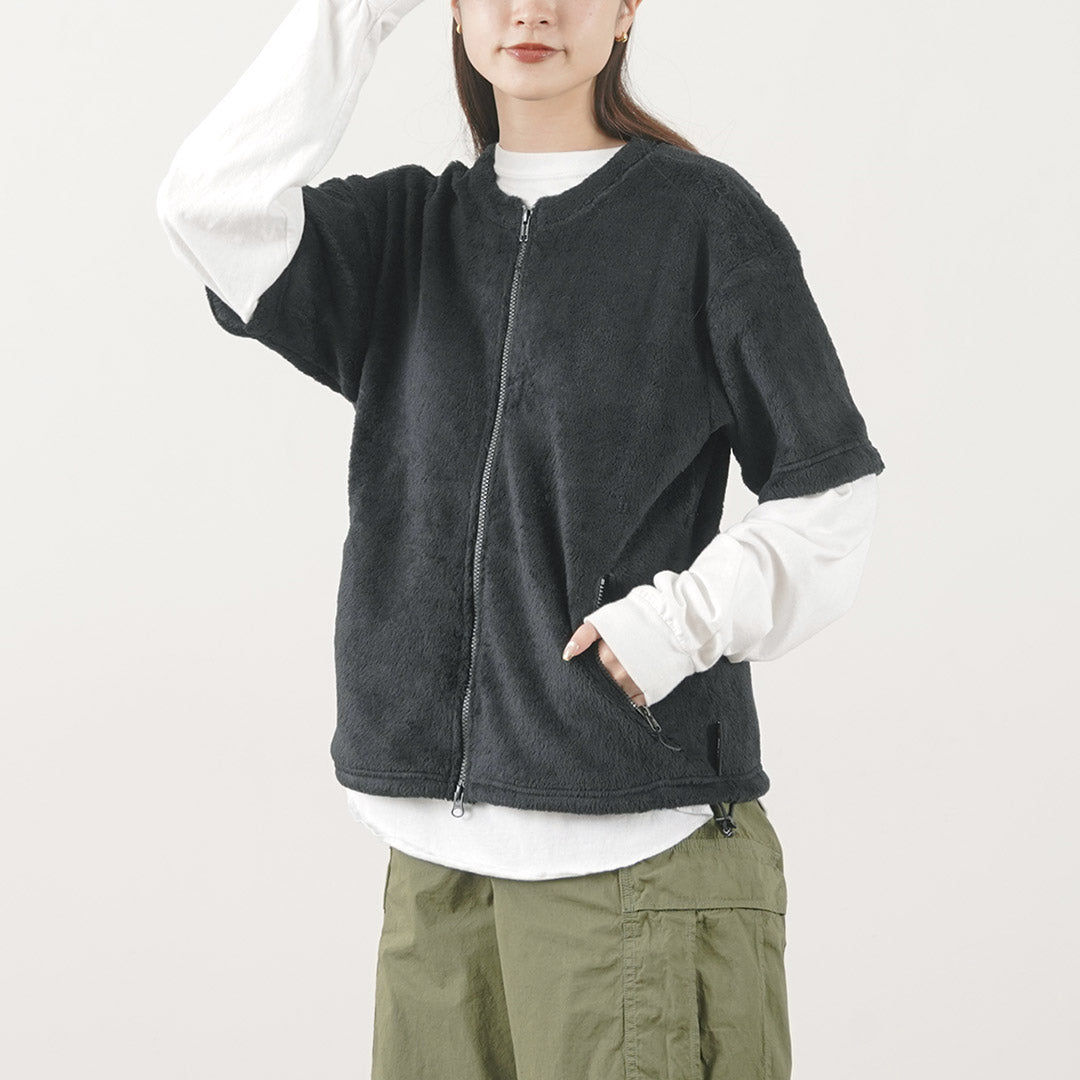 【30％OFF】MOUNTAIN EQUIPMENT（マウンテンイクィップメント） ハイロフト ジップ TEE / メンズ レディース ユニセックス アウター フリース ジャケット 半袖 レイヤード HIGH LOFT ZIP TEE【セール】