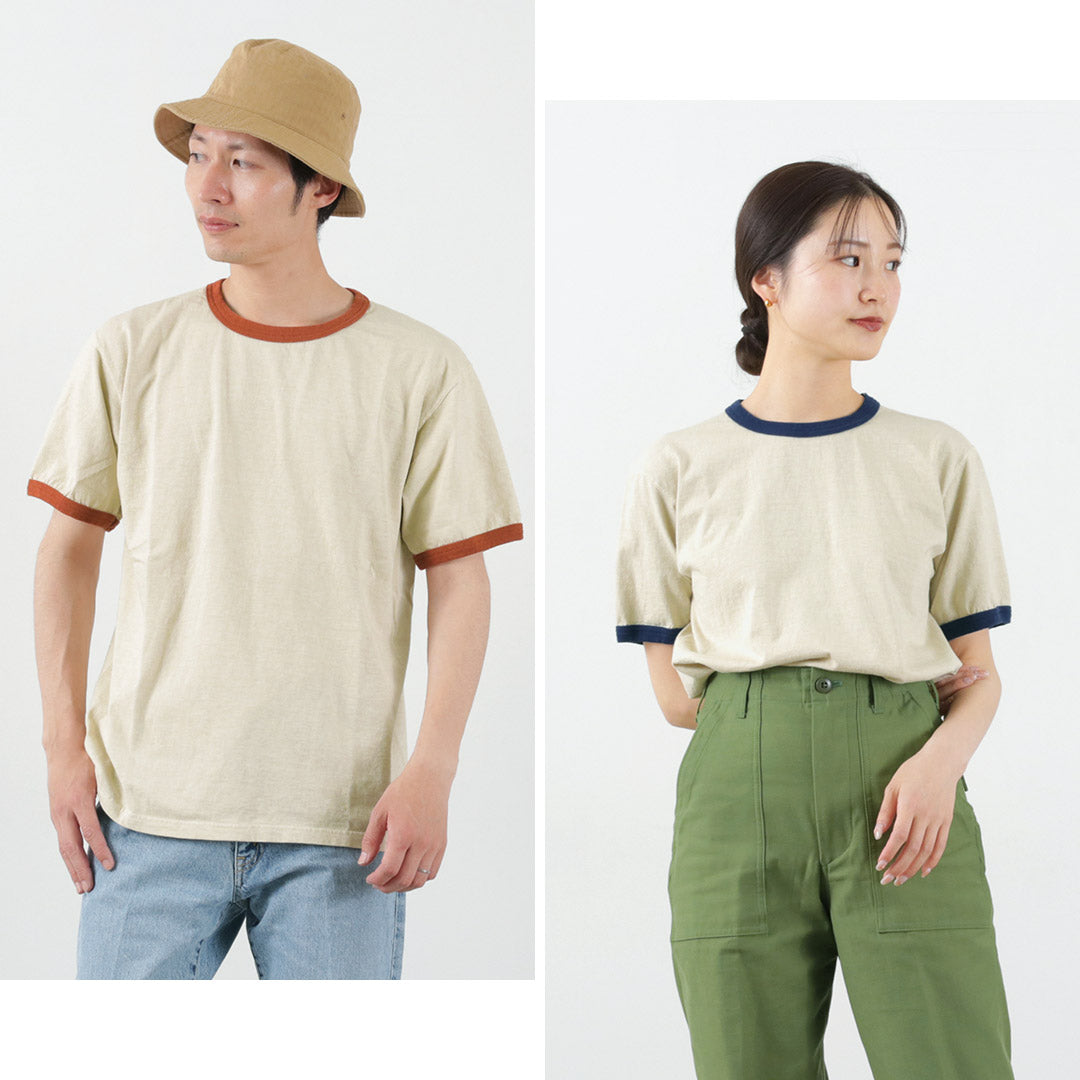 GOOD ON（グッドオン） ショートスリーブ リンガーTシャツ / メンズ レディース ユニセックス トップス カットソー 半袖 綿 コットン GOST-1910 SS RINGER TEE