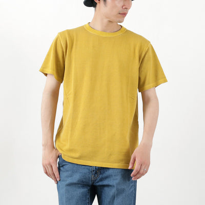 【期間限定30％OFF】GOOD ON（グッドオン） ウインドスルー ショートスリーブ クルーネックTシャツ / メンズ  レディース トップス 半袖 ピグメントダイ 日本製 GOST2304 WIND THRU SS CREW TEE