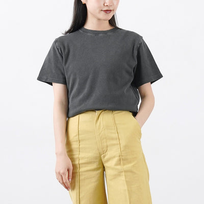 【期間限定30％OFF】GOOD ON（グッドオン） ウインドスルー ショートスリーブ クルーネックTシャツ / メンズ  レディース トップス 半袖 ピグメントダイ 日本製 GOST2304 WIND THRU SS CREW TEE