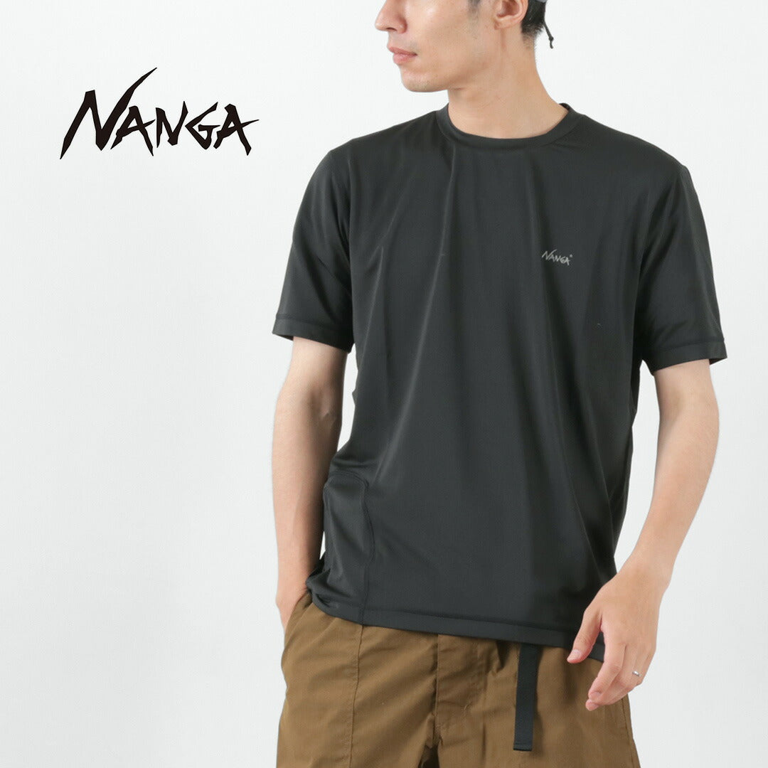 NANGA S/S RASH GUARD ラッシュガード 半袖 Lサイズ BLK - Tシャツ