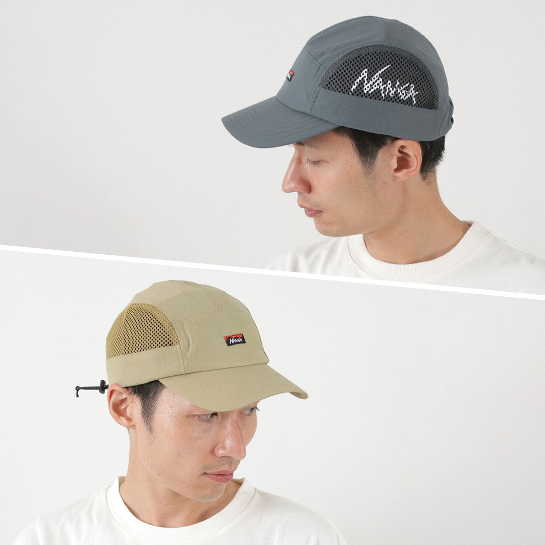 NANGA（ナンガ） ドットエア メッシュ ジェットキャップ / メンズ 帽子 通気性 速乾性 吸汗性 DotAir MESH JET CAP