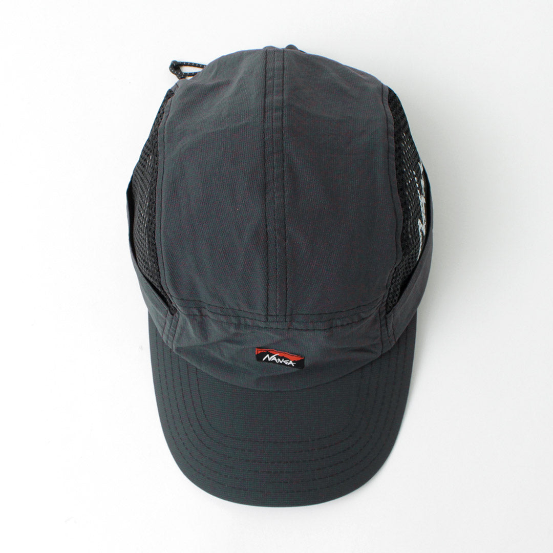 NANGA（ナンガ） エアクロス メッシュ ジェットキャップ / メンズ 帽子 ドットエア 通気性 速乾性 吸汗性 AIR CLOTH MESH CAP