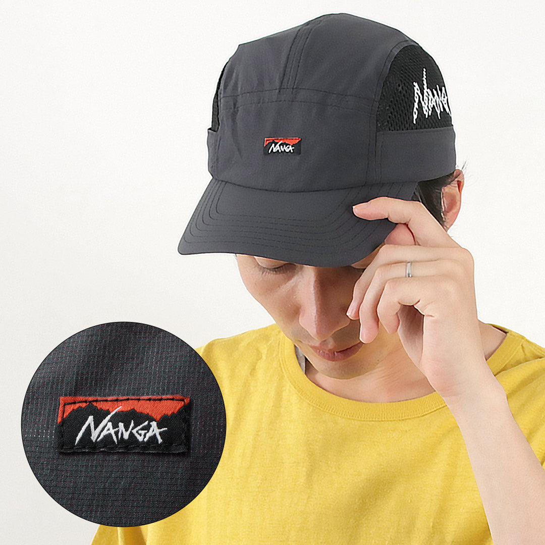 NANGA（ナンガ） エアクロス メッシュ ジェットキャップ / メンズ 帽子 ドットエア 通気性 速乾性 吸汗性 AIR CLOTH MESH CAP