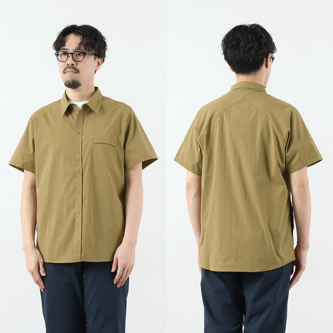 美品TILAK POUTNIK ティラック　 Knight ShirtsカーキM POUTNIK BY TILAK（ポートニック バイ ティラック） ナイトシャツ