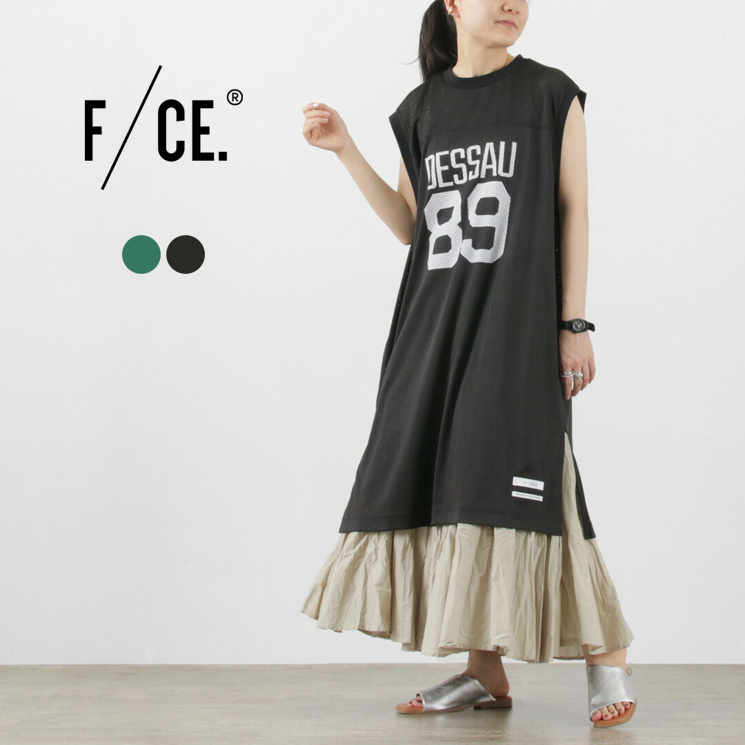 【30％OFF】F/CE（エフシーイー） デッサウ メッシュ ドレス