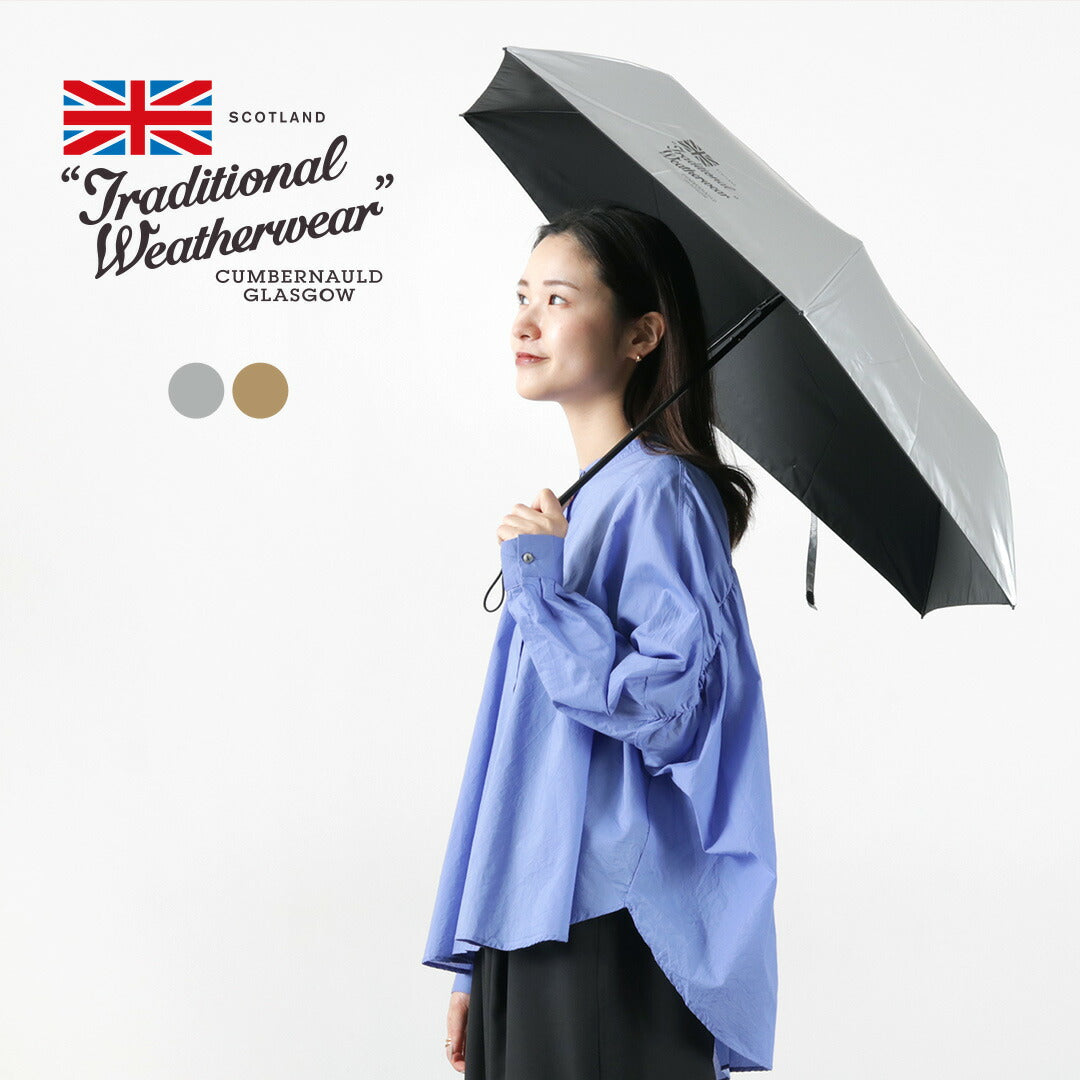 TRADITIONAL WEATHERWEAR（トラディショナル ウェザーウェア） ライトウェイトアンブレラ メタリック / 折りたたみ傘  ｜ROCOCO ONLINE STORE