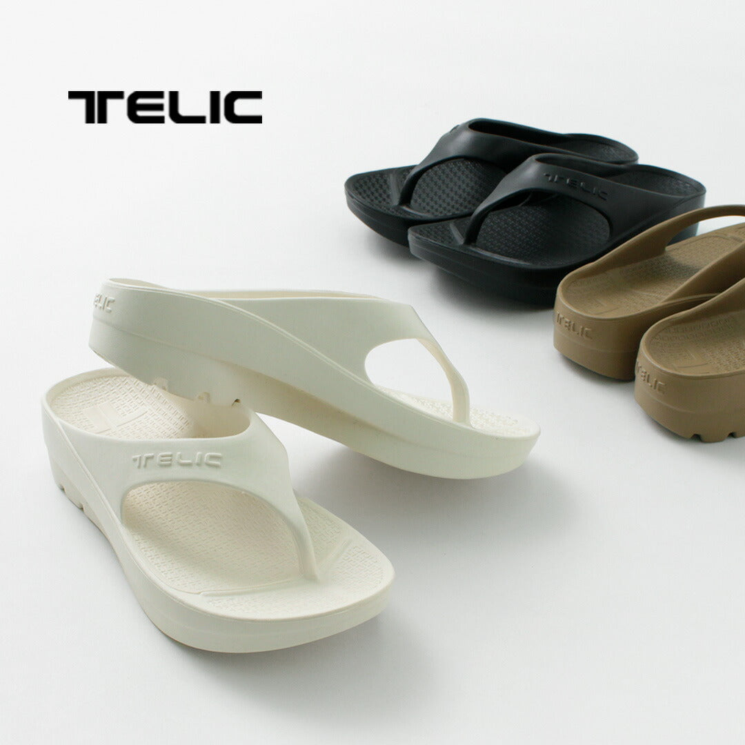 TELIC（テリック） ダブル フリップフロップ リカバリーサンダル 厚底