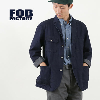 FOB FACTORY（FOBファクトリー） F2434 デニムエンジニア / メンズ ジャケット ライトアウター 日本製 ENGINEER DENIM JKT