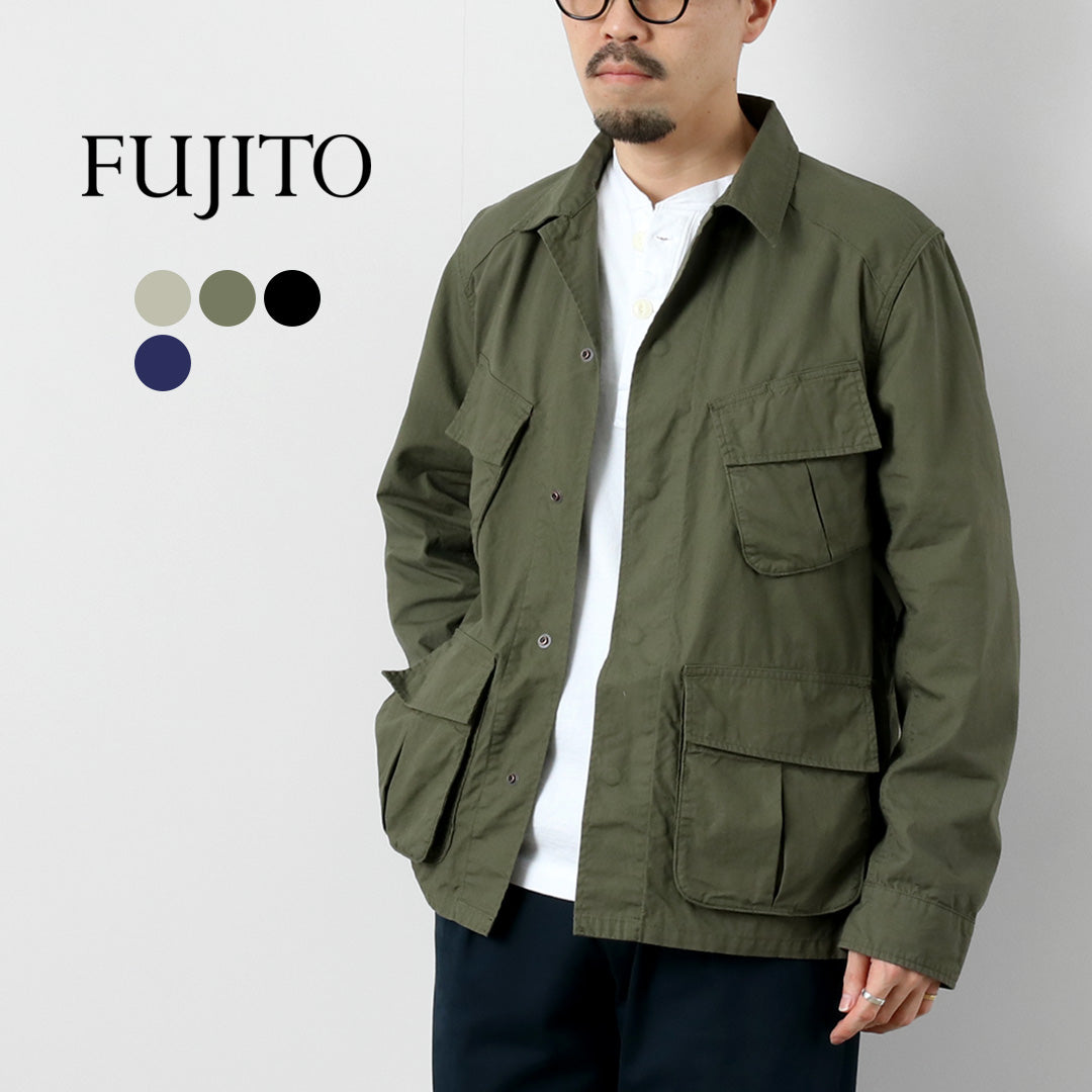 ジャングルファティーグジャケット DEADSTOCK] 70's US ARMY jungle fatigue jacket