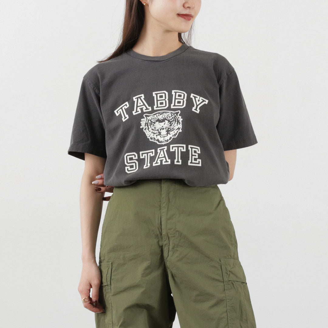 【20％OFF】MIXTA（ミクスタ） タビー ステイト Tシャツ / メンズ レディース ユニセックス 半袖 プリント ロゴ 綿 コットン ヴィンテージ風 アメリカ製 TABBY STATE T-SHIRT【セール】