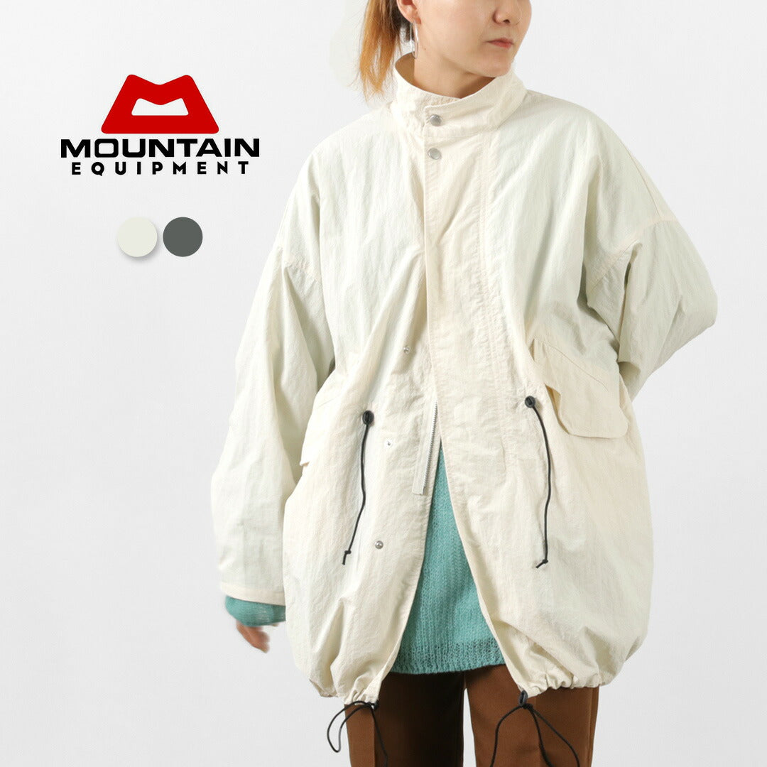 MOUNTAIN EQUIPMENT（マウンテンイクィップメント） エコナイロン フィッシュテールコート / レディース ライトアウター 撥水 速乾 羽織 無地 ECO NYLON FISHTAIL COAT