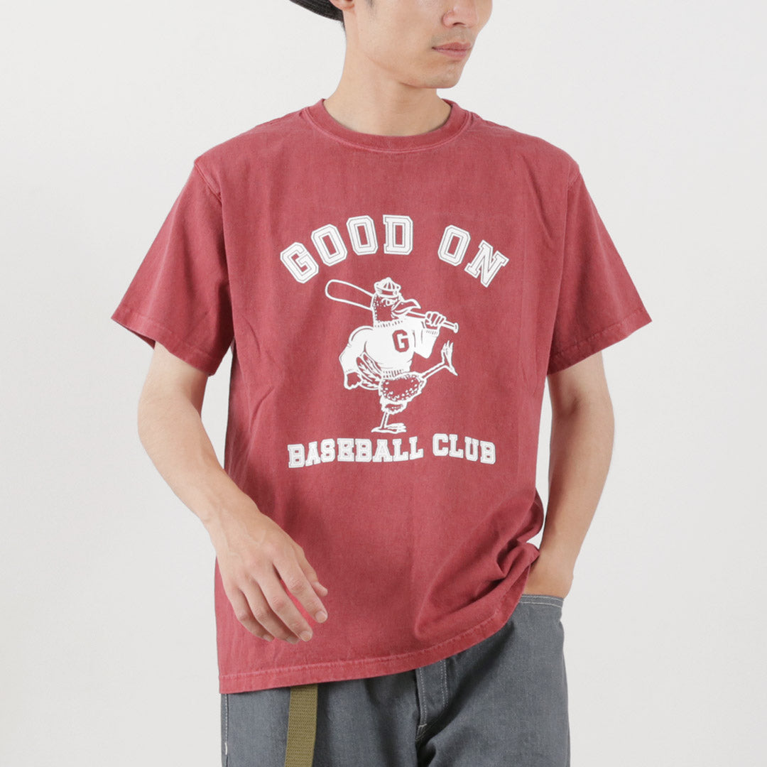 【30％OFF】GOOD ON（グッドオン） ベースボール クラブ ショートスリーブ Tシャツ / メンズ レディース ユニセックス 半袖 プリント 日本製 アメリカ製 OLSS1255P【セール】