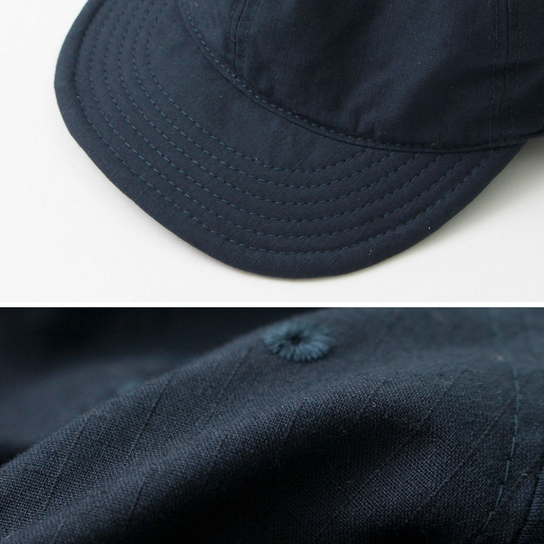 HIGHER（ハイヤー） ターキッシュ オーガニックコットン リップストップ キャップ / メンズ レディース ユニセックス 帽子 綿 コットン TURKISH ORG COTTON RIPSTOP CAP
