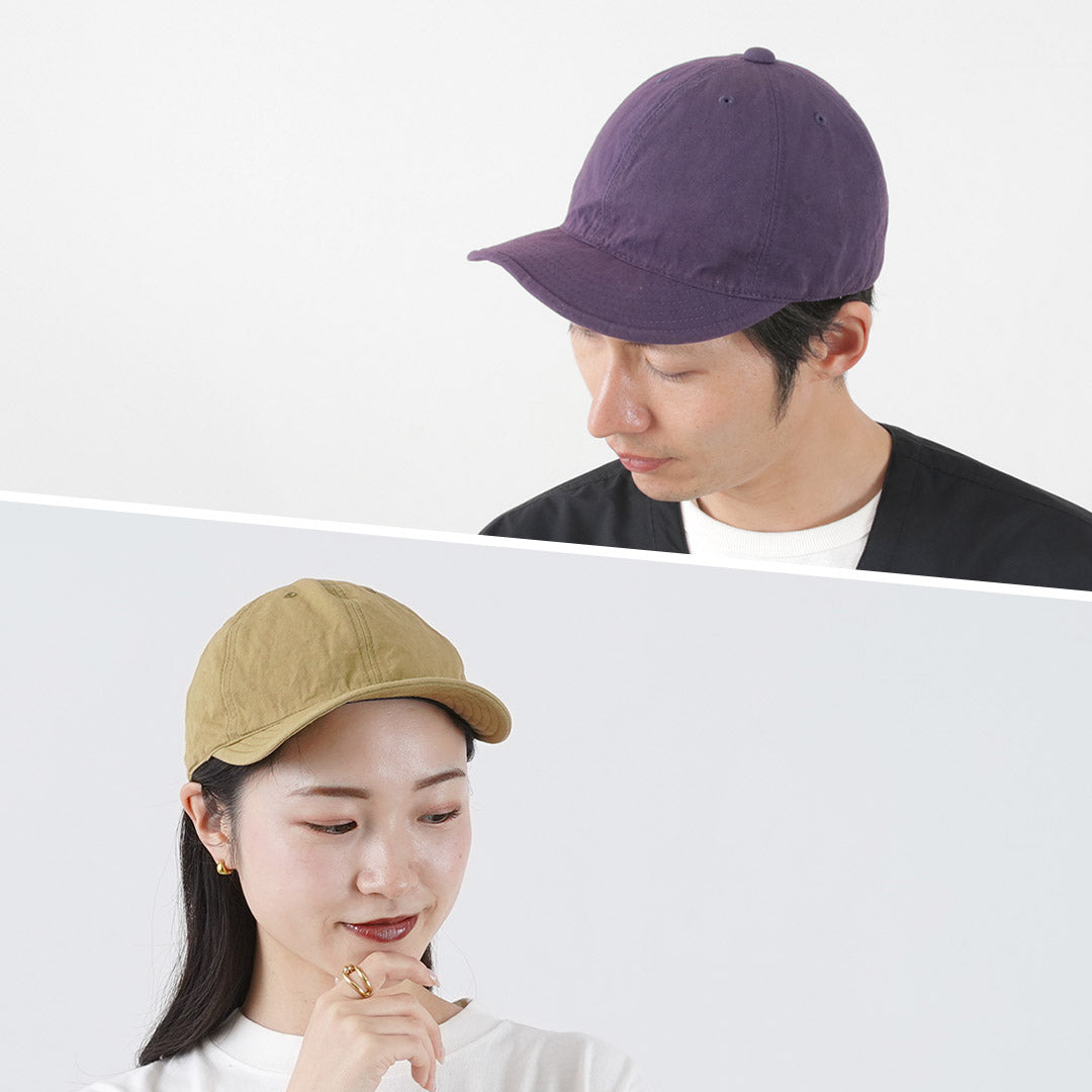 HIGHER（ハイアー） ポプリン キャップ / メンズ レディース ユニセックス 帽子 綿 コットン 日本製 POPLIN CAP