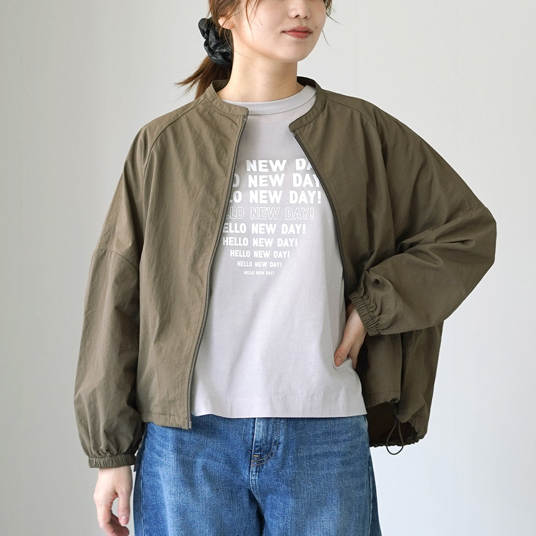 マオメイド　ドルマンスリーブ　ブルゾン　Freeサイズ 楽天市場】mamomade マオメイド ヴィンテージツイルBACK TACK