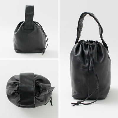 CREED（クリード） ドローストリング トート カウレザー / メンズ レディース バッグ 鞄 牛革 小さめ 巾着 日本製 Drawstring Tote Cowlether