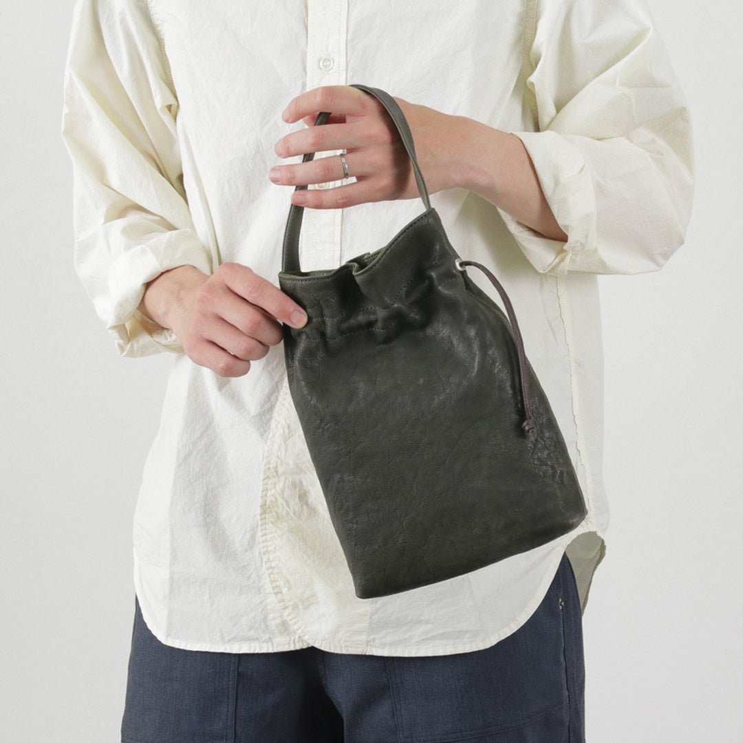 CREED（クリード） ドローストリング トート ホースレザー / メンズ レディース バッグ 鞄 小さめ 馬革 日本製 Drawstring Tote Cowlether