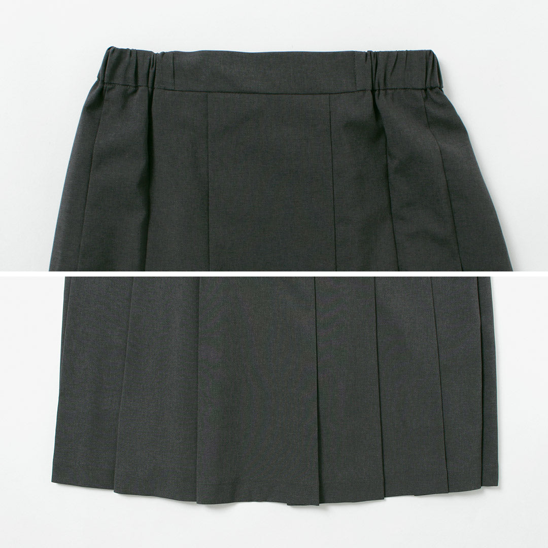 MIDIUMI（ミディウミ） カラー プリーツ スカート / ロング Aライン