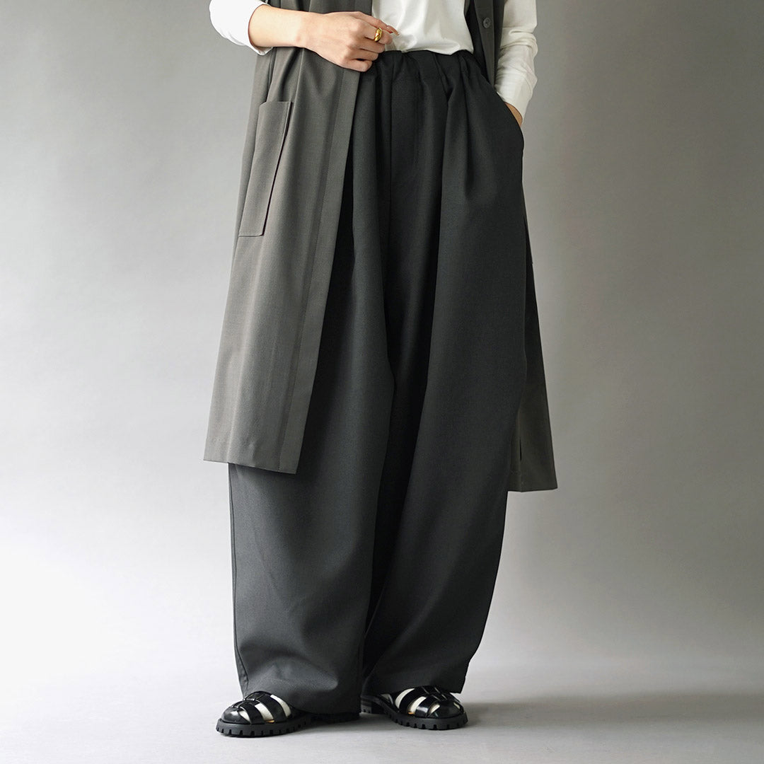 mizuiro ind（ミズイロインド） ワイド カーゴ パンツ 日本製